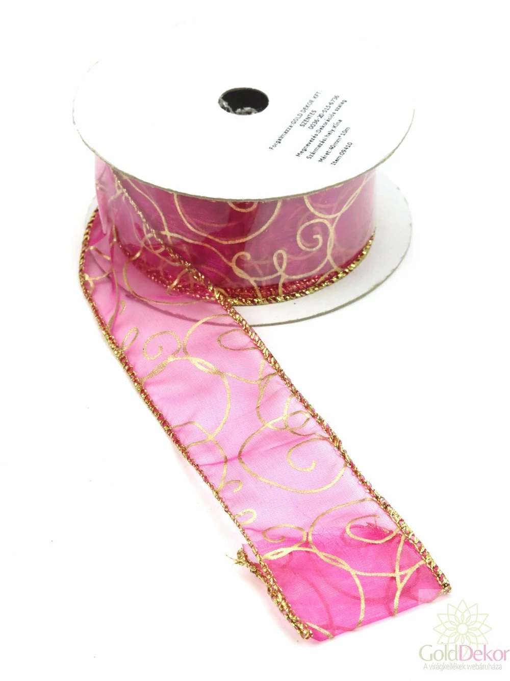 Karácsonyi szalag 1 - Pink