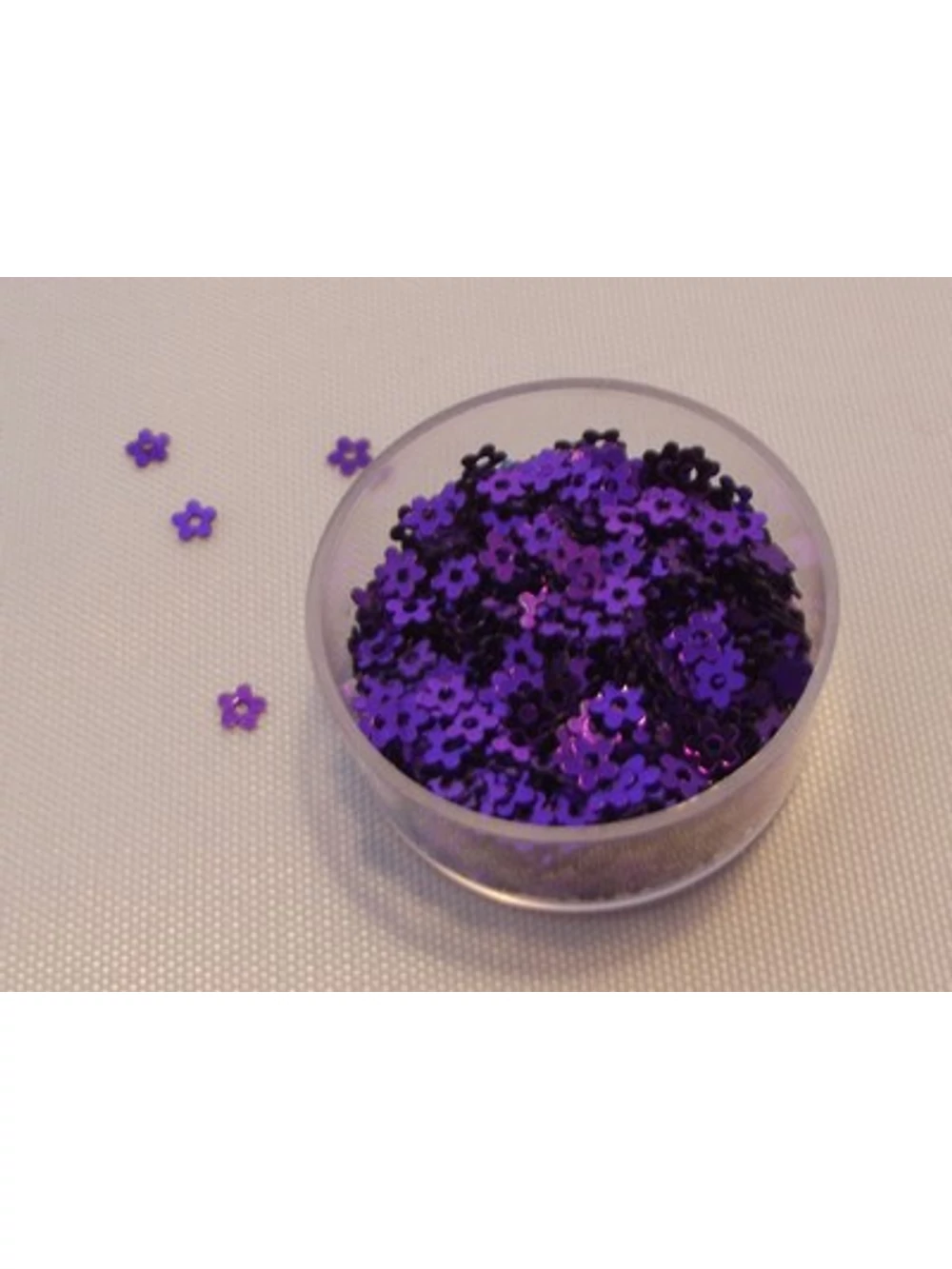 Virág flitter - SÖTÉT LILA