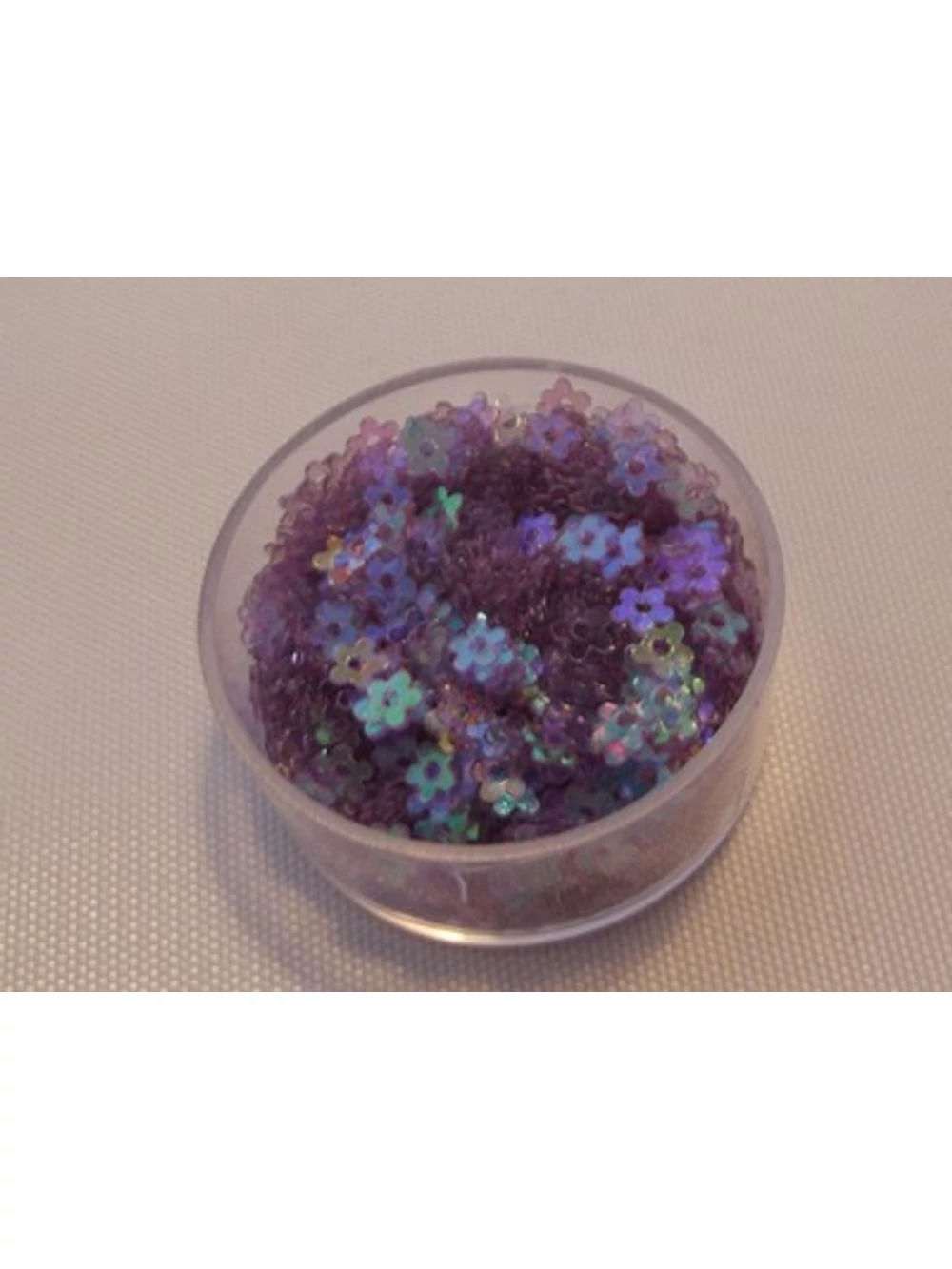 Virág flitter - ÁTTETSZŐ LILA