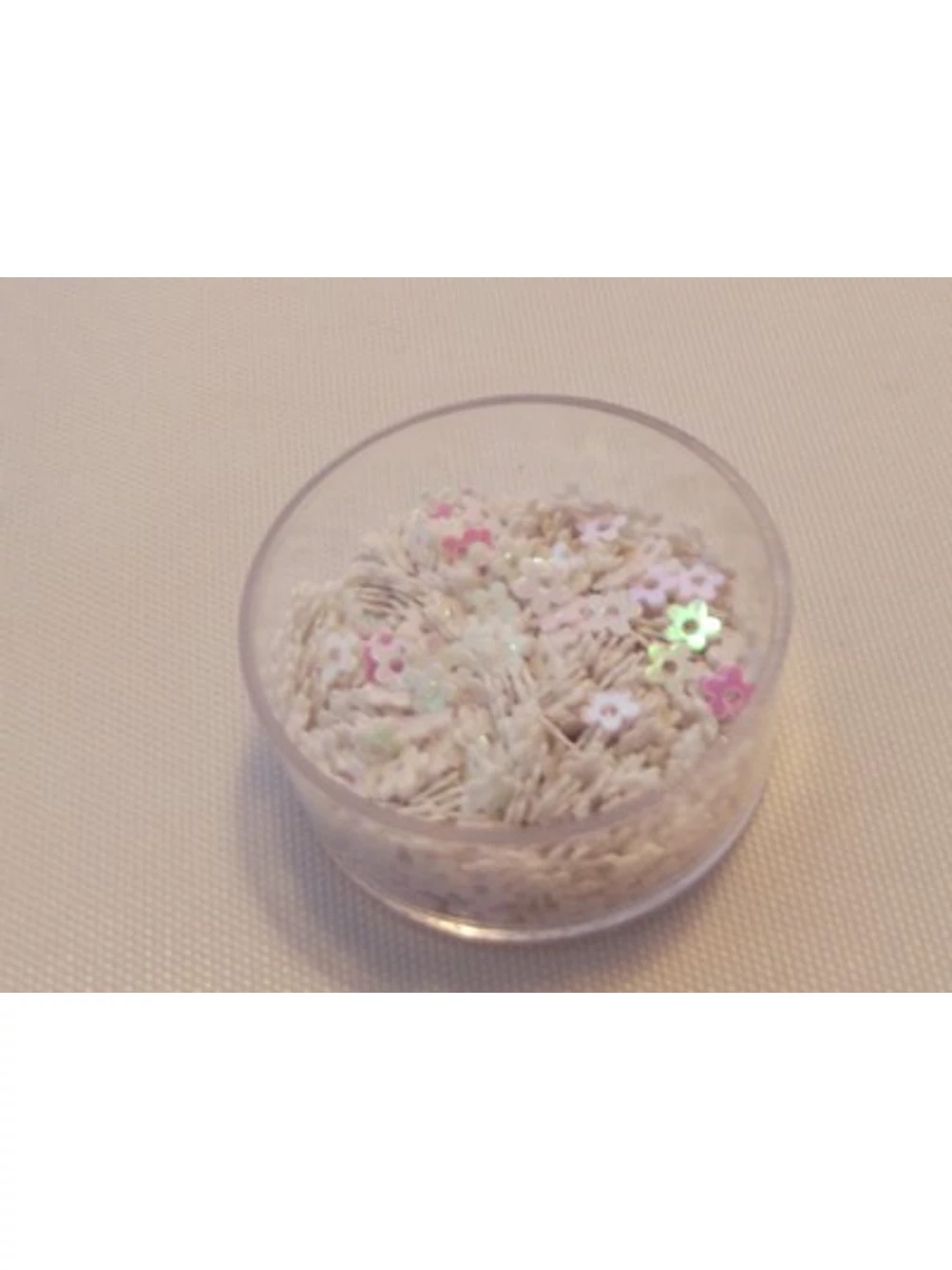 Virág flitter - FEHÉR