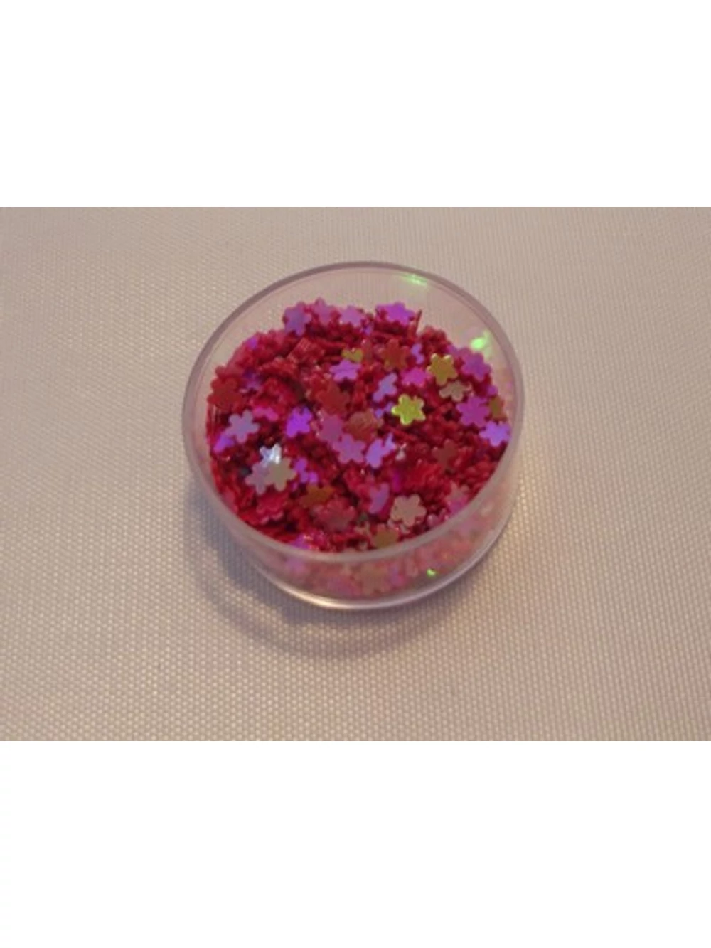 Telt virág flitter - PIROS