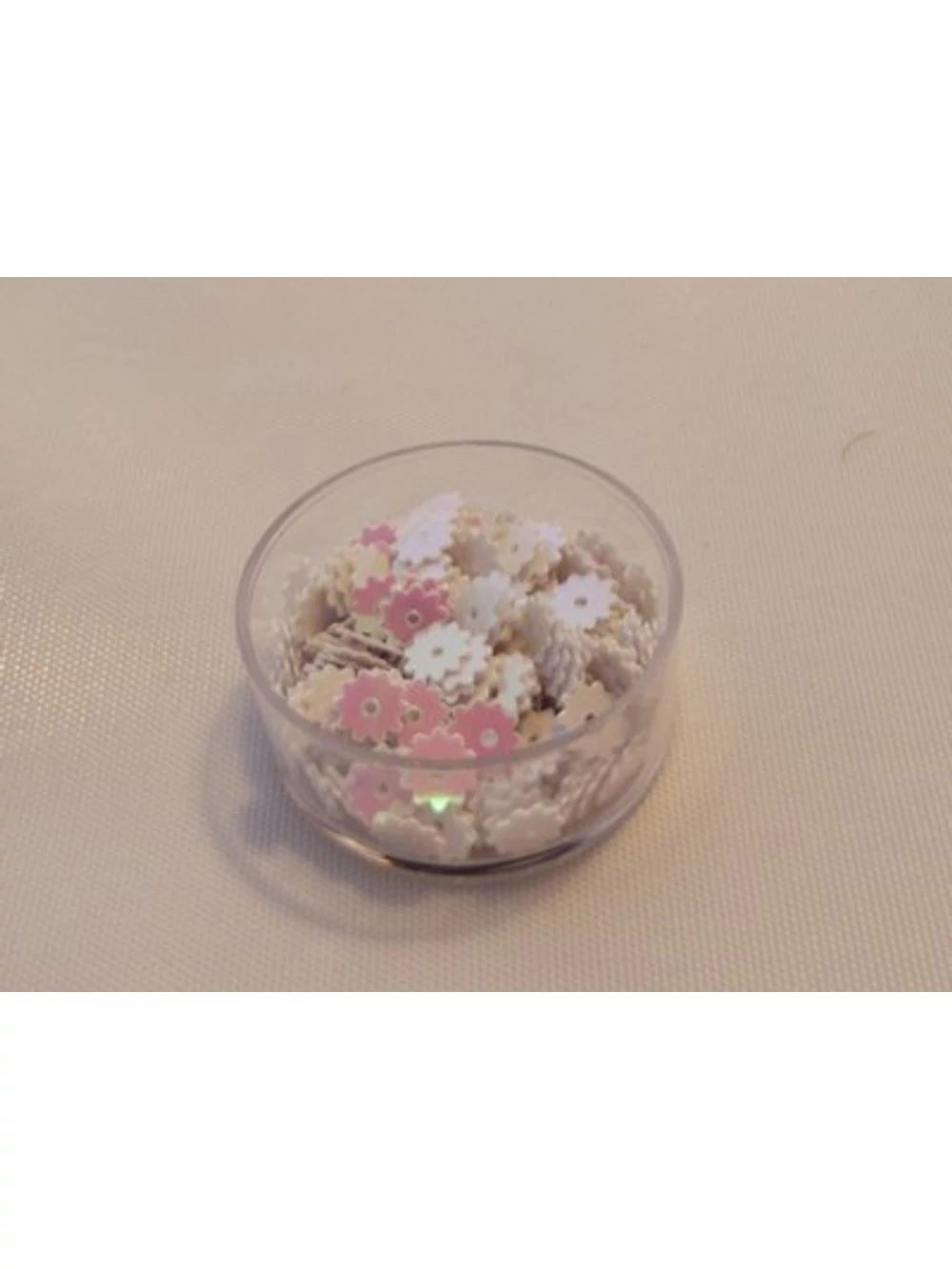 Napraforgó flitter - FEHÉR