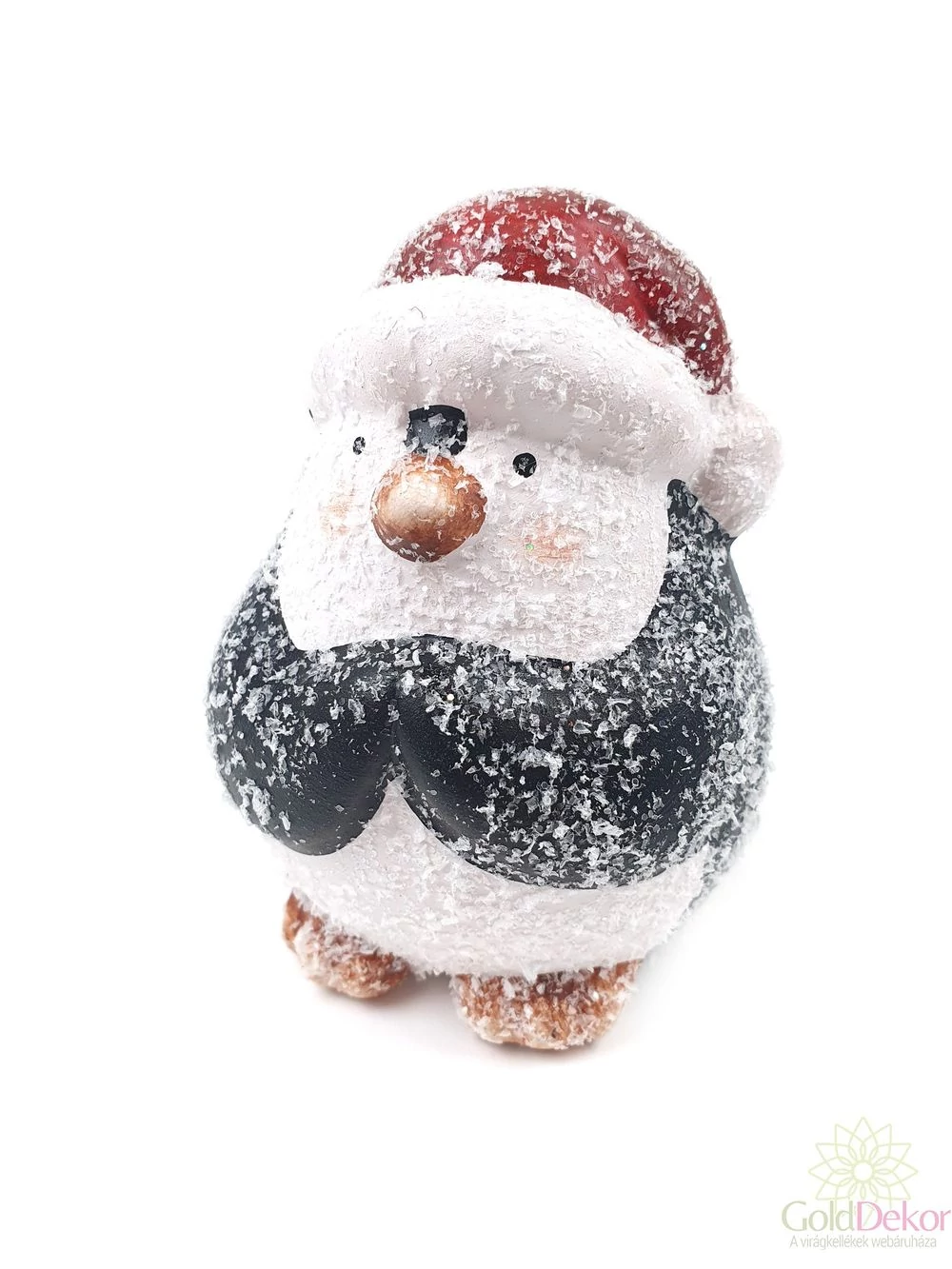 Duci pingvin figura sapkával