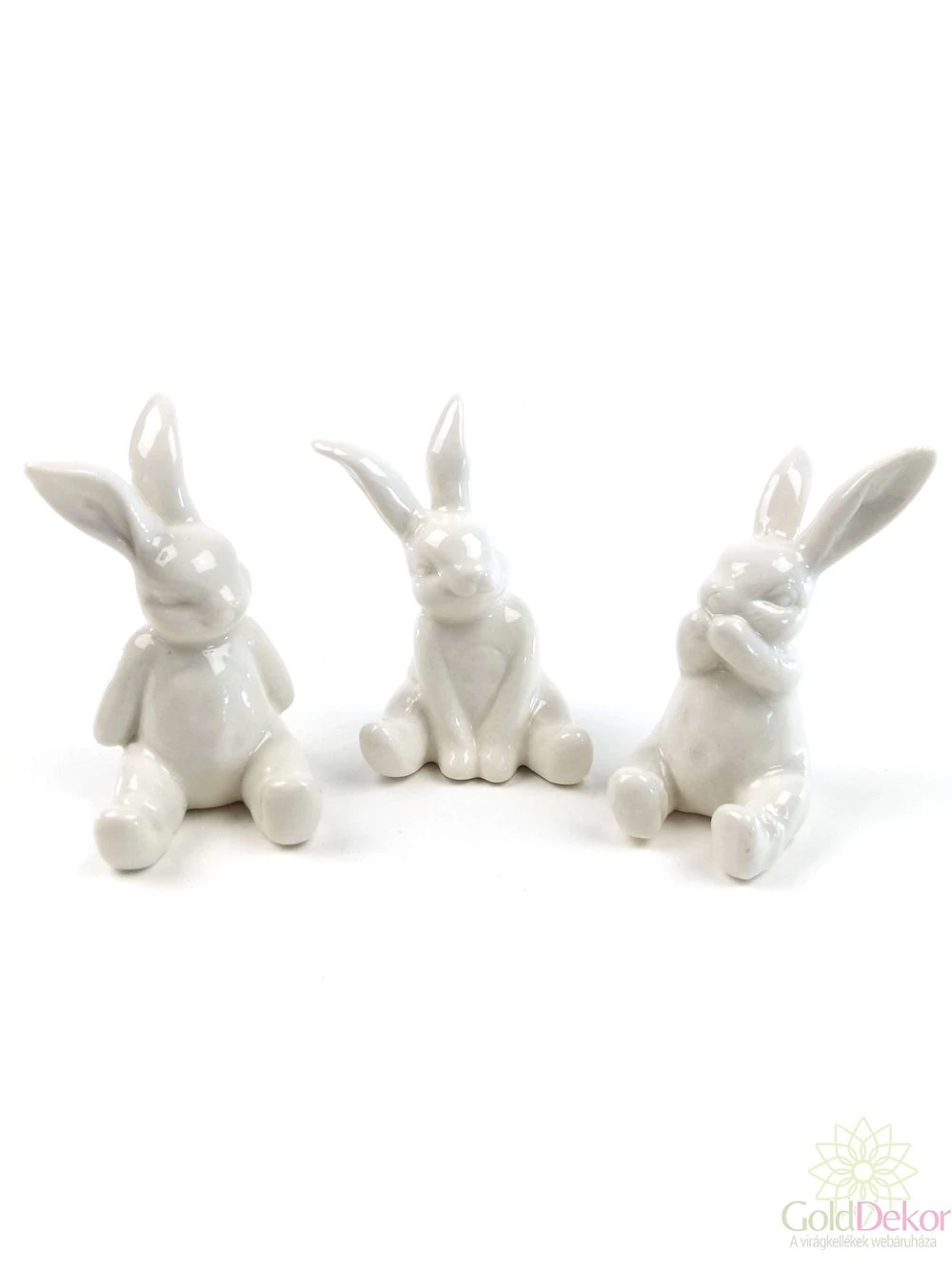 Porcelán nyuszik figura Porcelán nyuszik figura