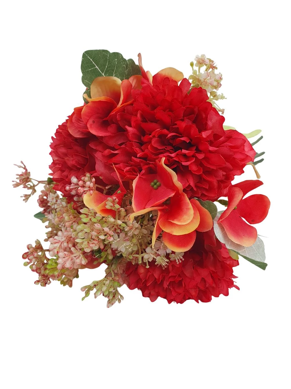 Vegyes bazsarózsa csokor 30 cm - Korall Vegyes bazsarózsa csokor 30 cm - Korall