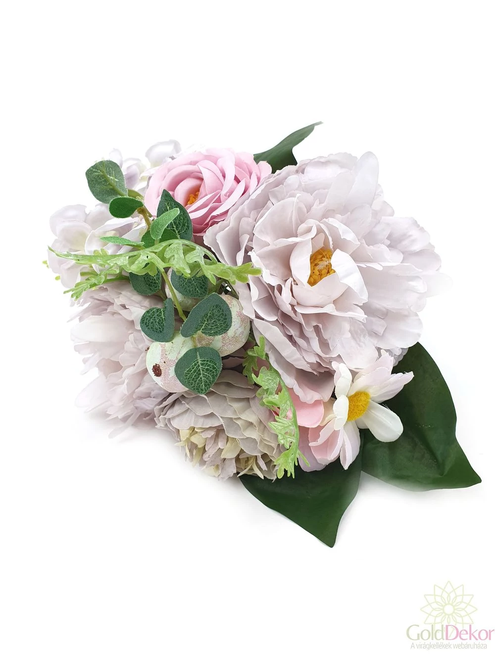 Vegyes dekor csokor nagy bogyóval - Lila