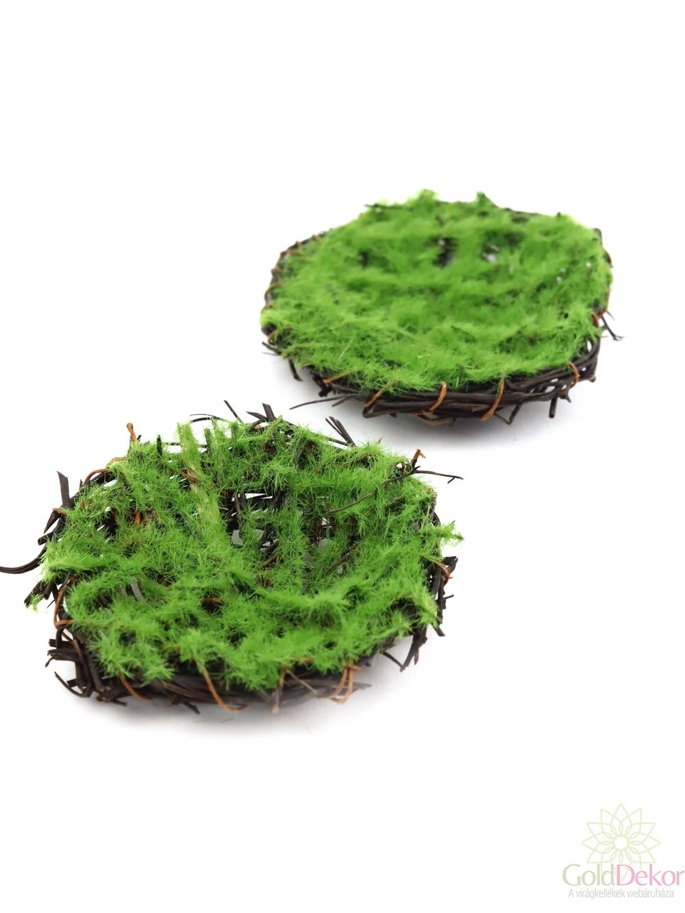 Műmohás fészek*2 - Zöld