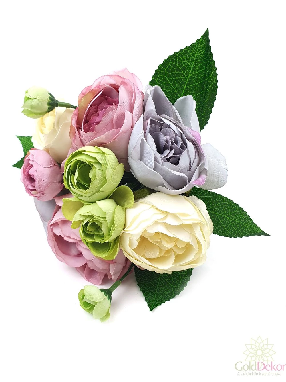 Vegyes színű ranunculus csokor - 07