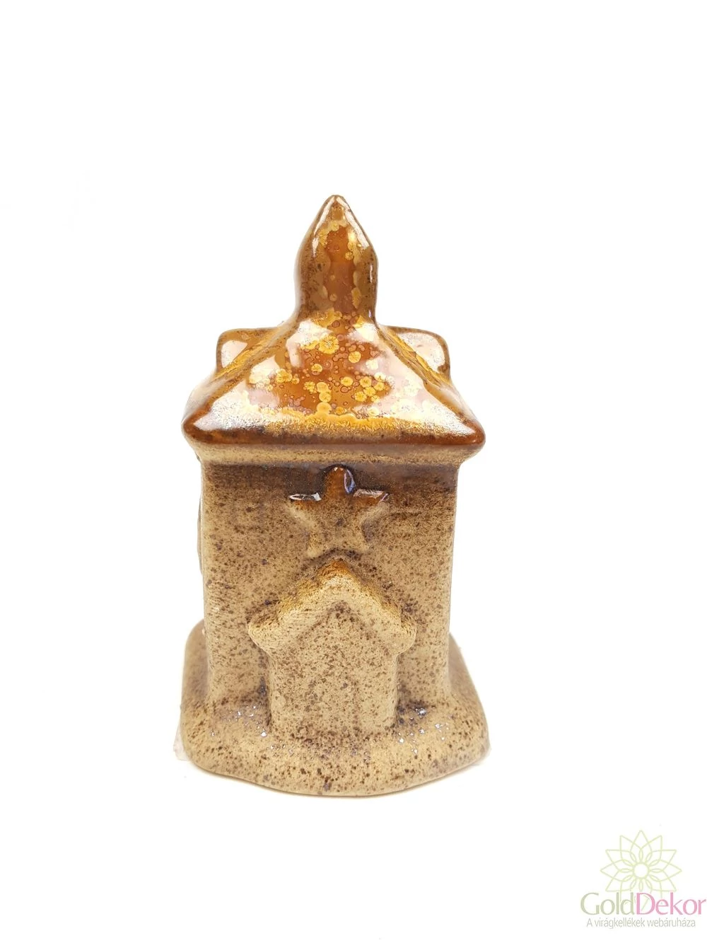 Kerámia házikó - Barna