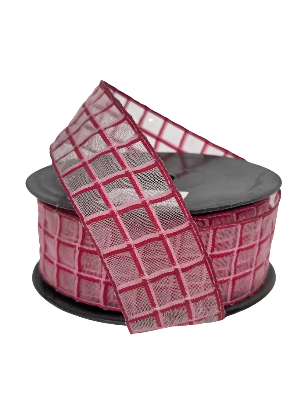 Műszálas szalag 1 - Pink kockás