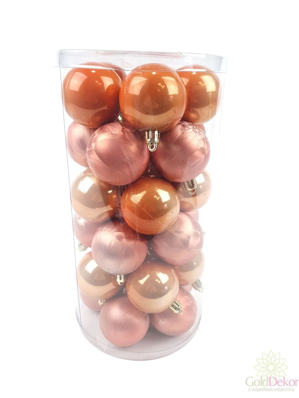 Karácsonyi gömb csőben 5 cm - 09