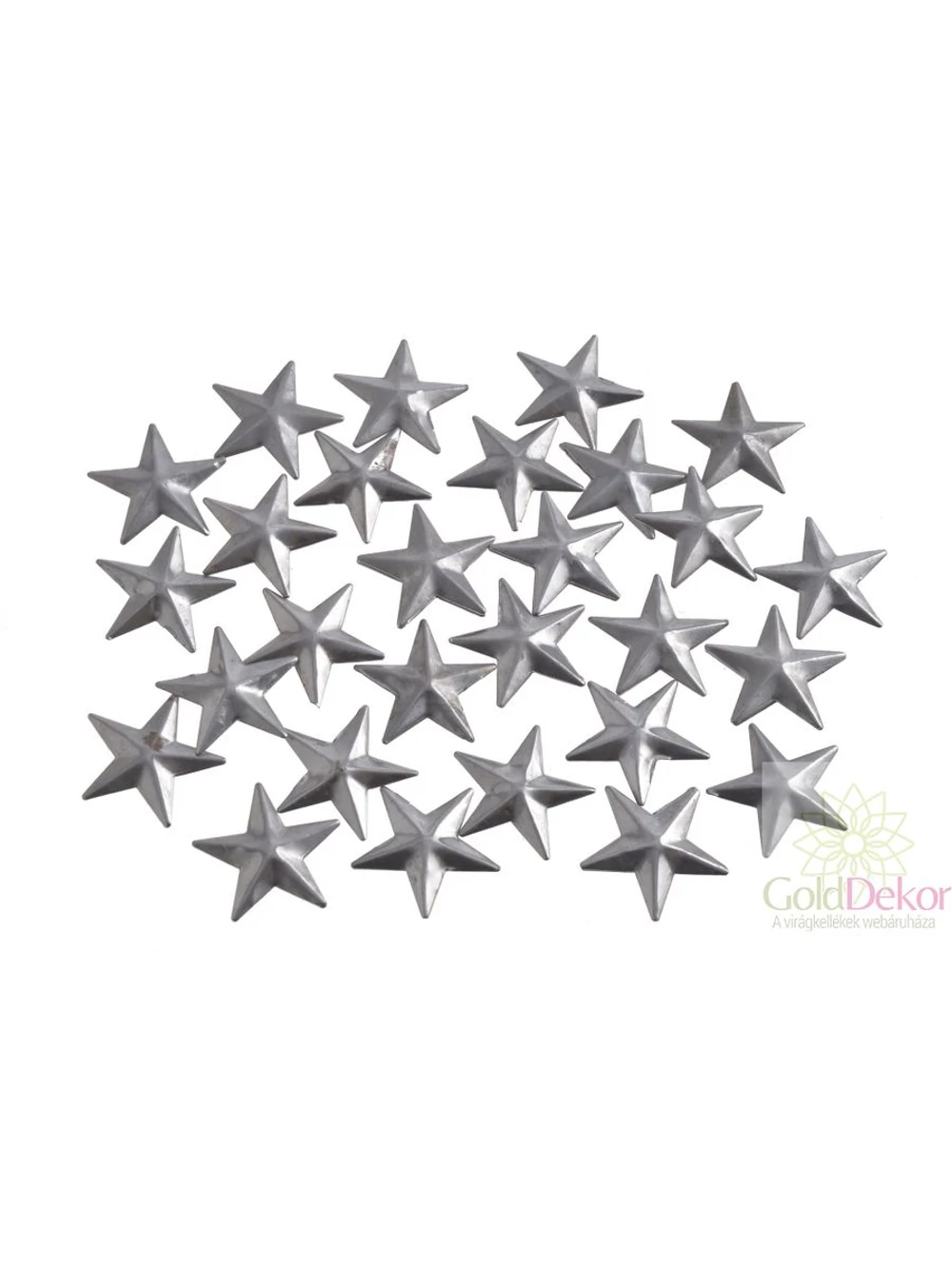 Fém csillag*36 - Ezüst