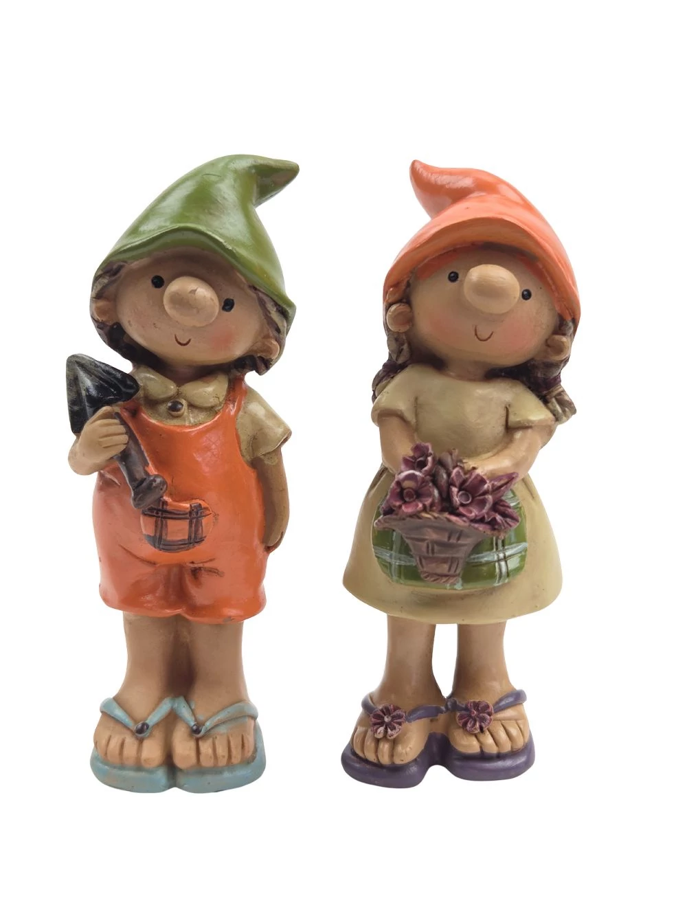 Kertész figura fiú-lány