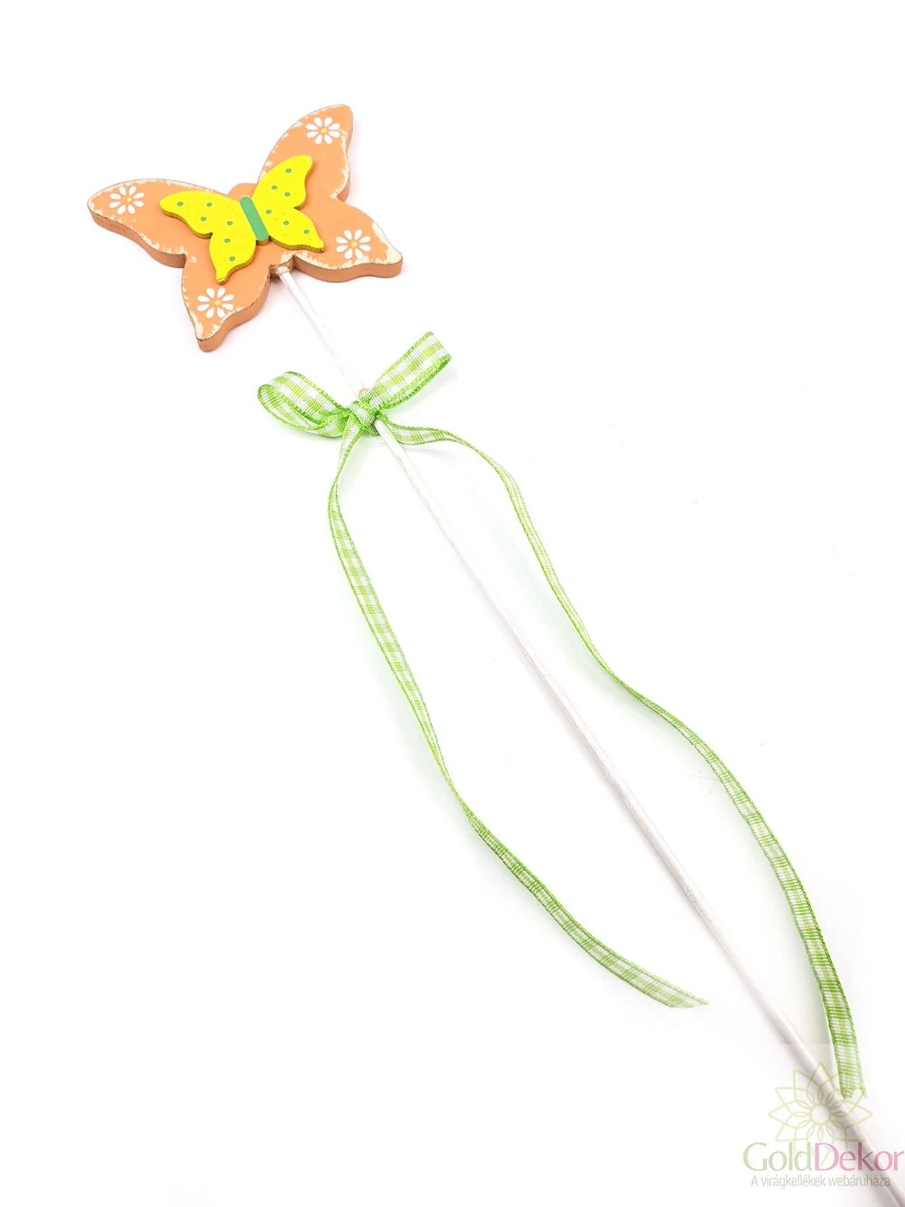 Rusztikus fa betűző masnival