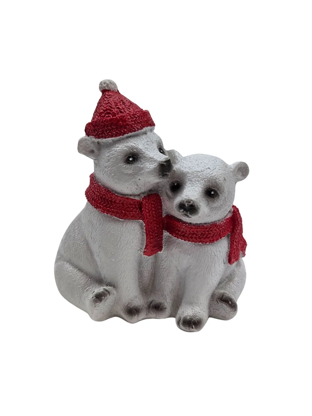 Piros sálas jegesmaci pár