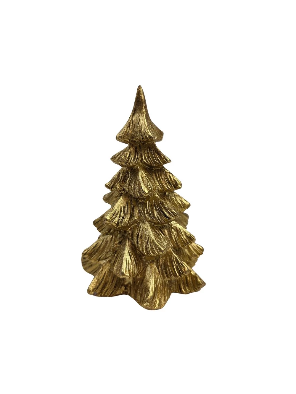 Metálos karácsonyfa figura - Arany