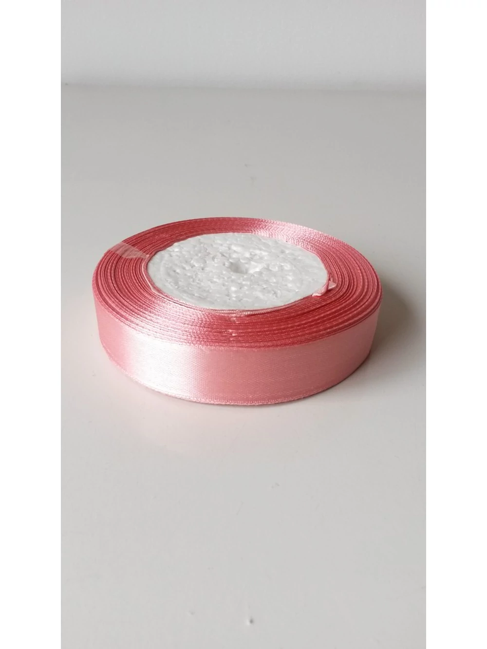 20 mm-es szatén szalag - Fáradt Rózsaszín