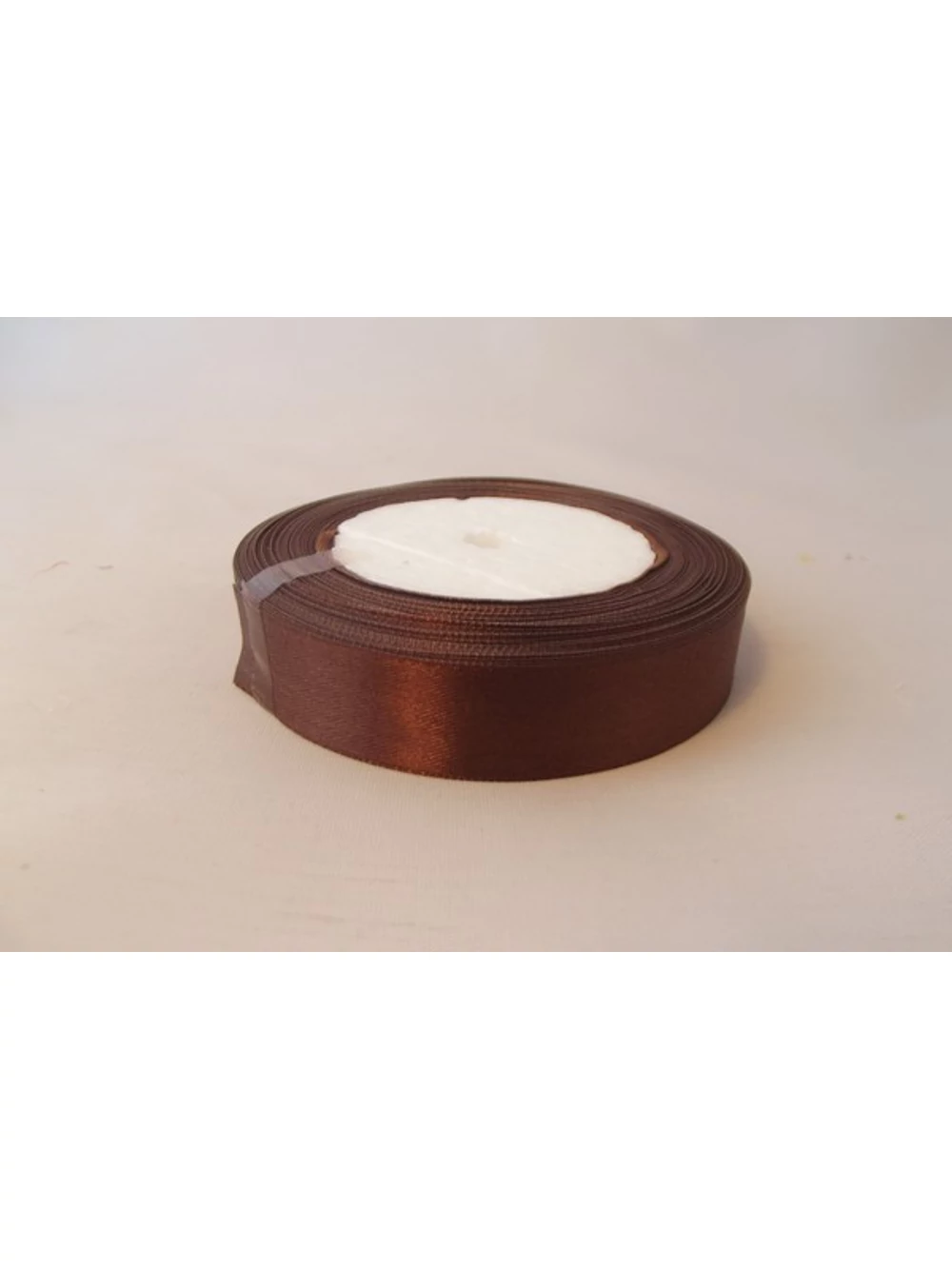20 mm-es szatén szalag - Sötét barna