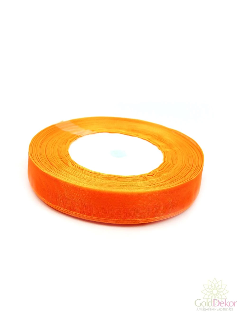 20 mm-es organza szalag - Narancs