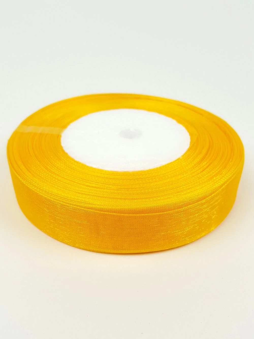 20 mm-es organza szalag NAPSÁRGA
