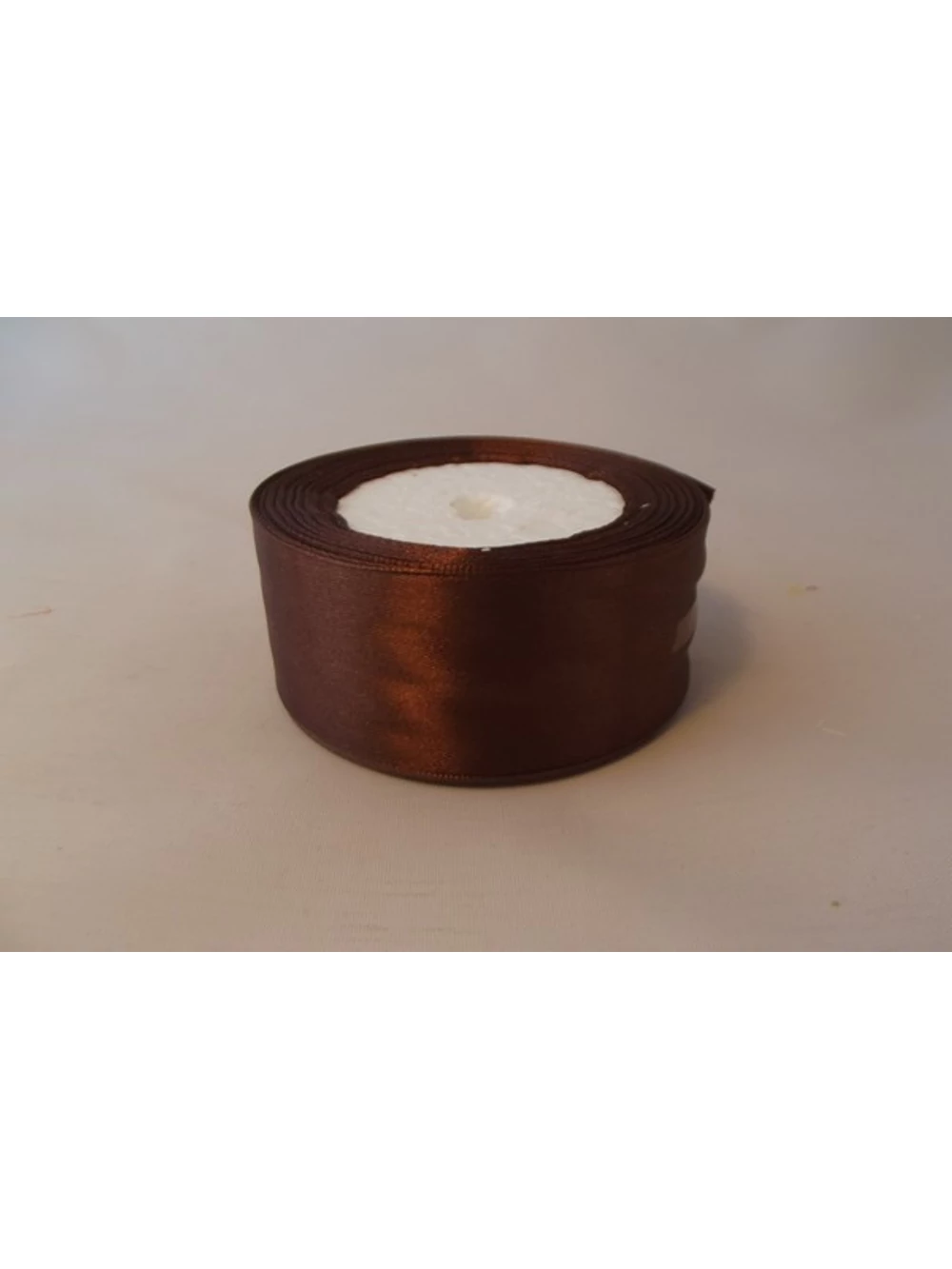 40 mm-es szatén szalag - Sötét barna