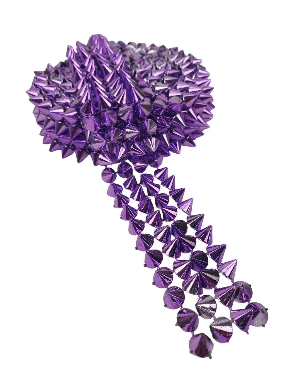 Strassz szalag Szegecs- Lila