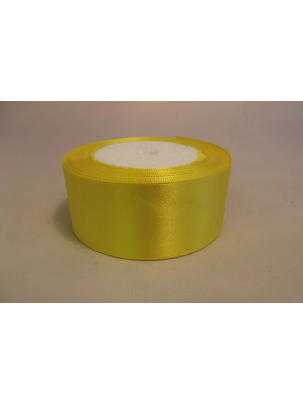 40 mm-es szatén szalag - Sárga