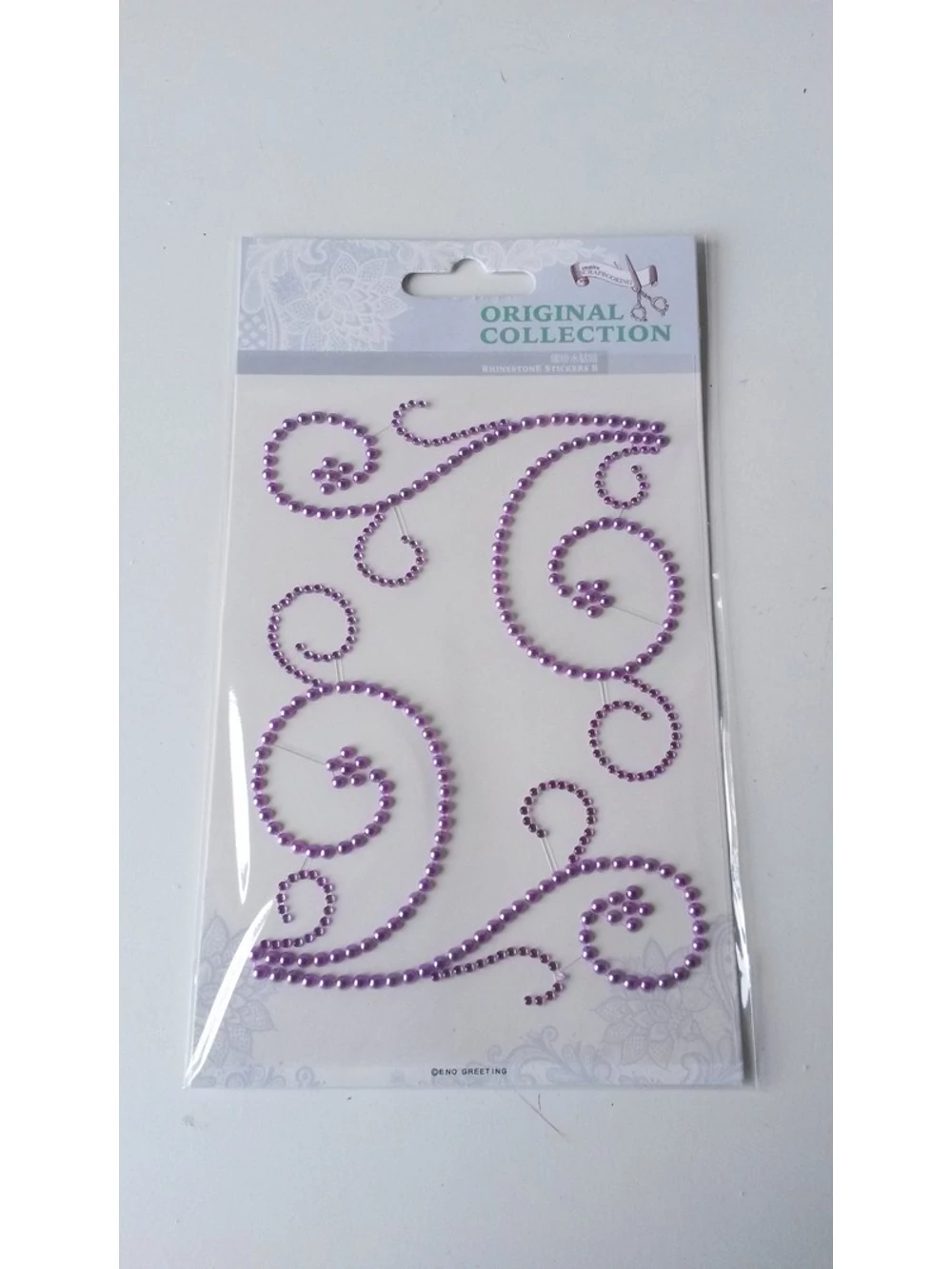 Öntapadós strassz inda 1-Lila