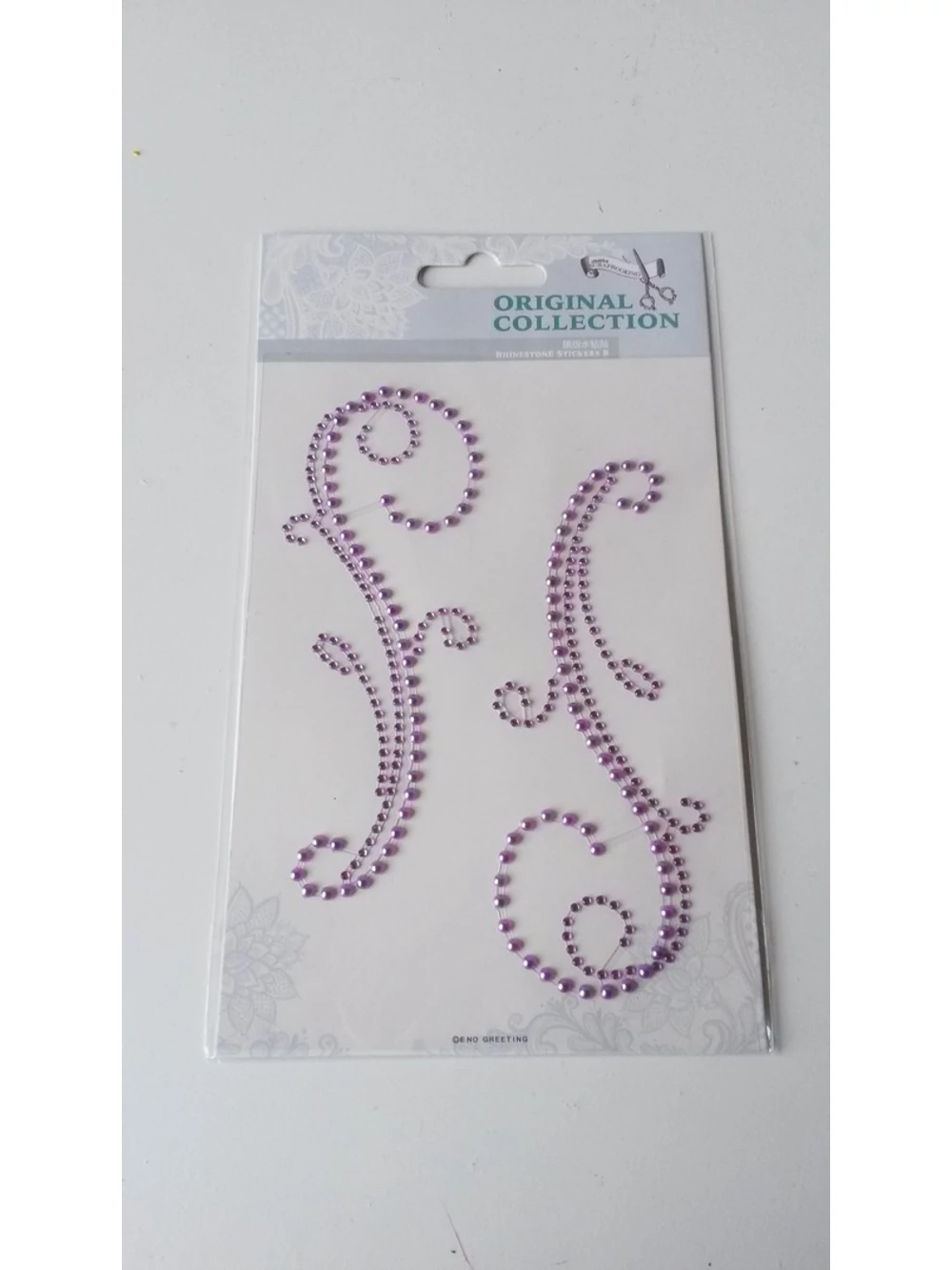 Öntapadós strassz inda 2-Lila