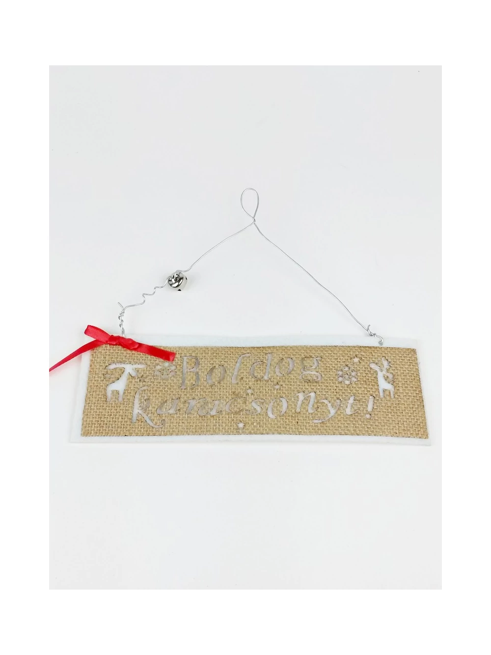 Filc feliratos akasztós tábla - Nagy