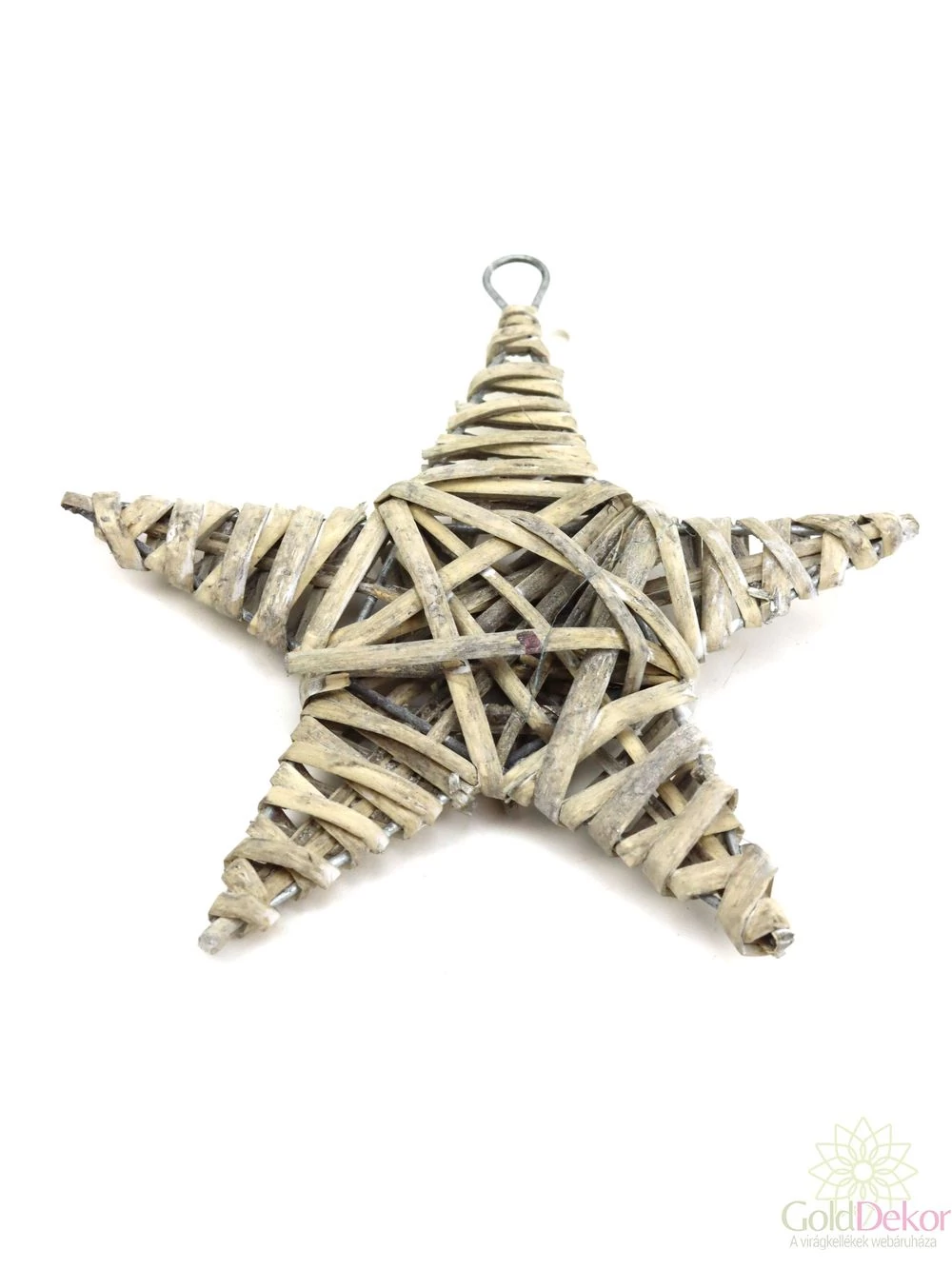 Vessző csillag 15 cm - Szürke