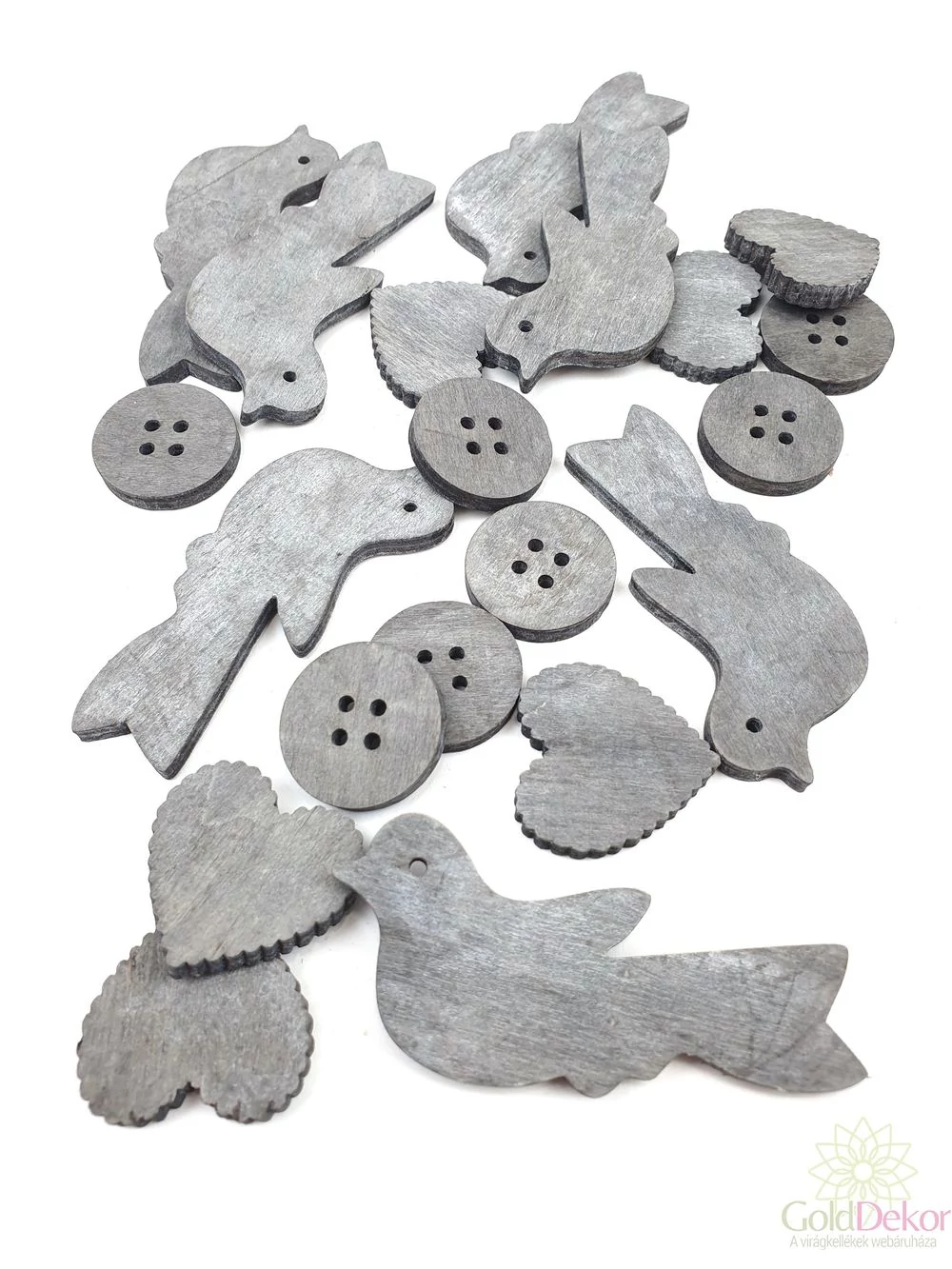 Fa dekor MIX - SZÜRKE