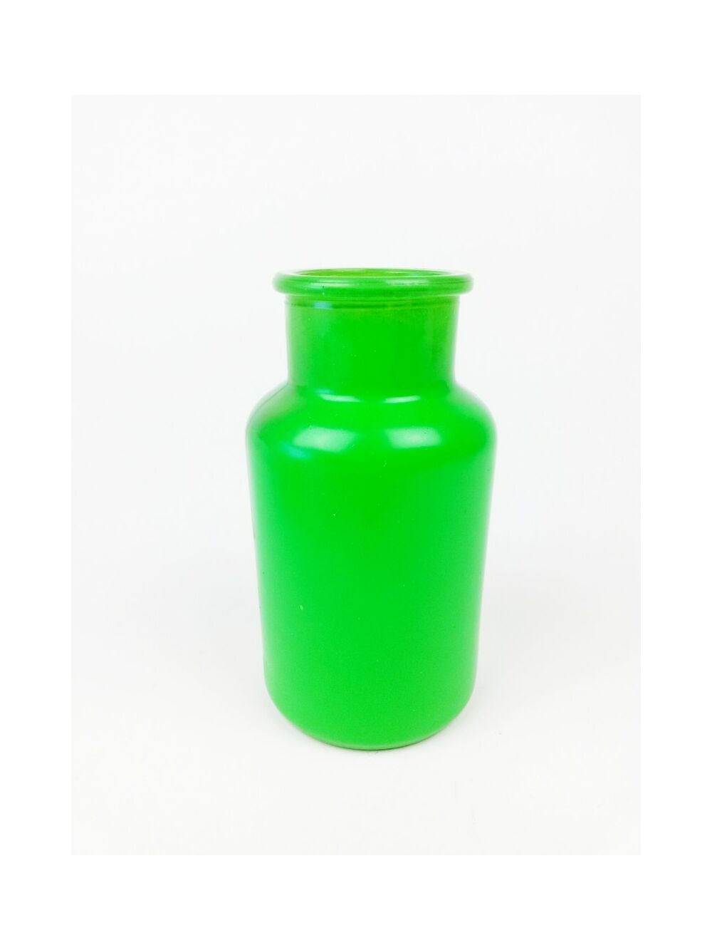 Üveg palack nyakas - Zöld