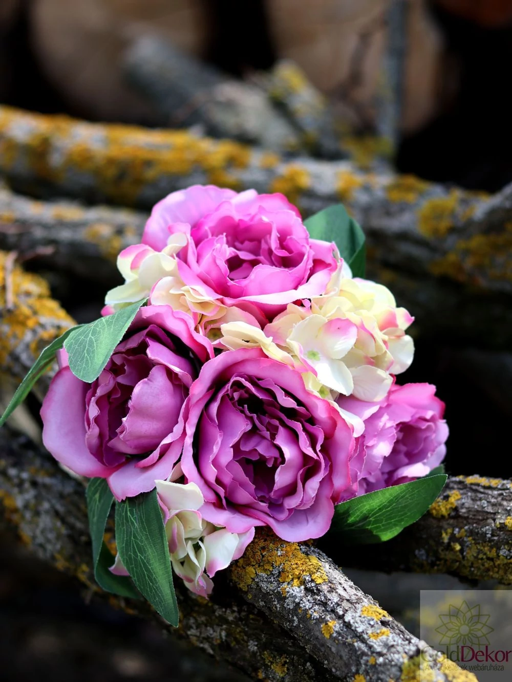 Dekor csokor 6 - Lila