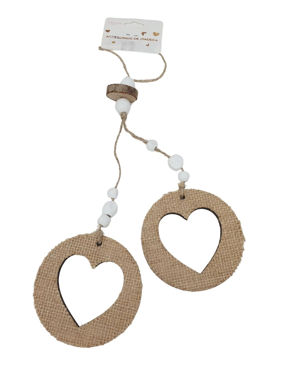 Zsákos fa lyukas szív pár