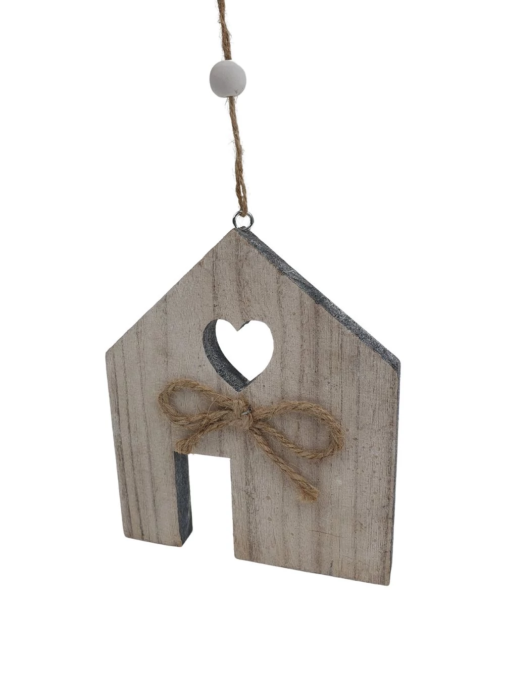 Hamvas fa ház kötéllel - Nagy