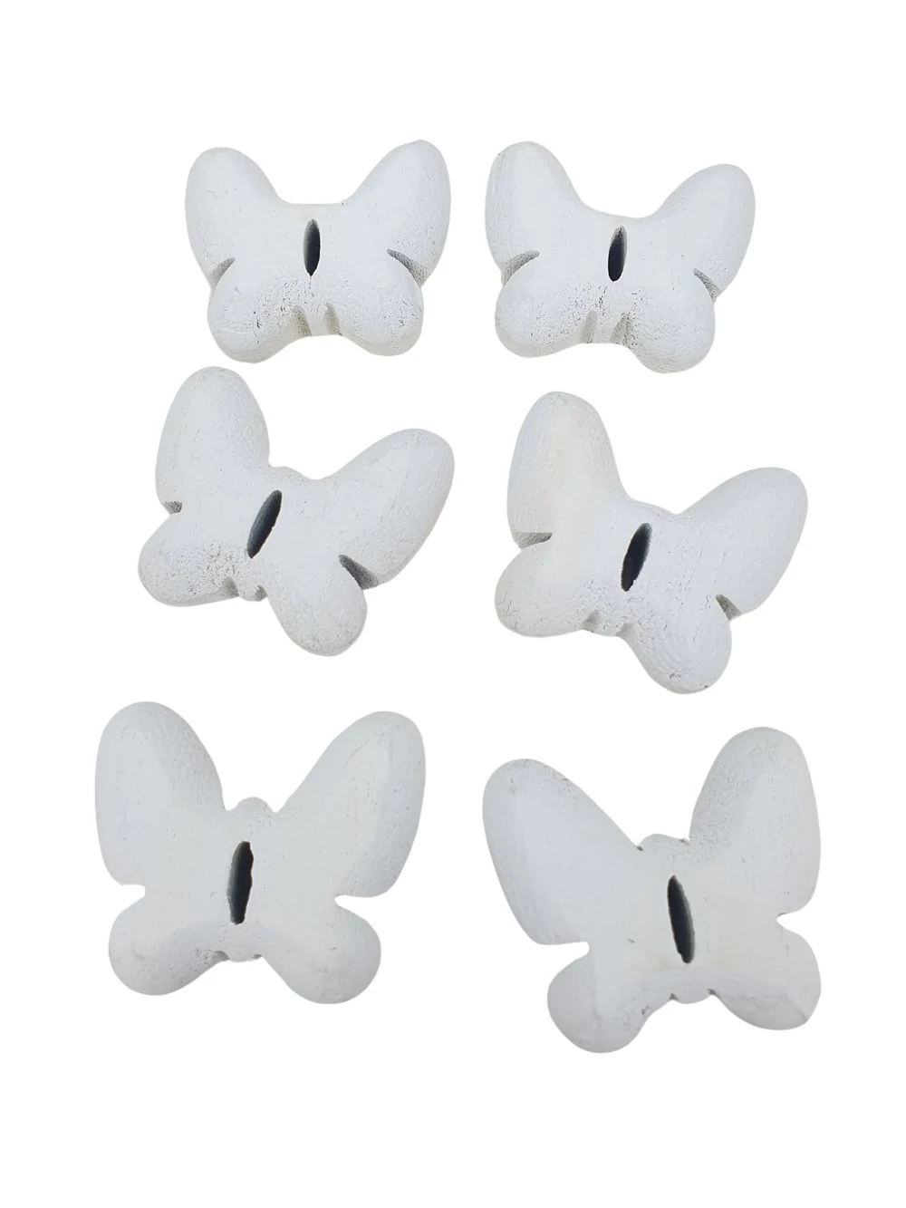 Faragott lepke szett *6 - Fehér