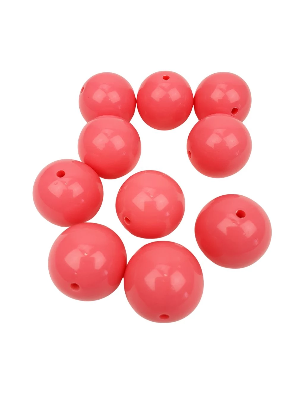 Gyöngy pasztel 25mm - Korall
