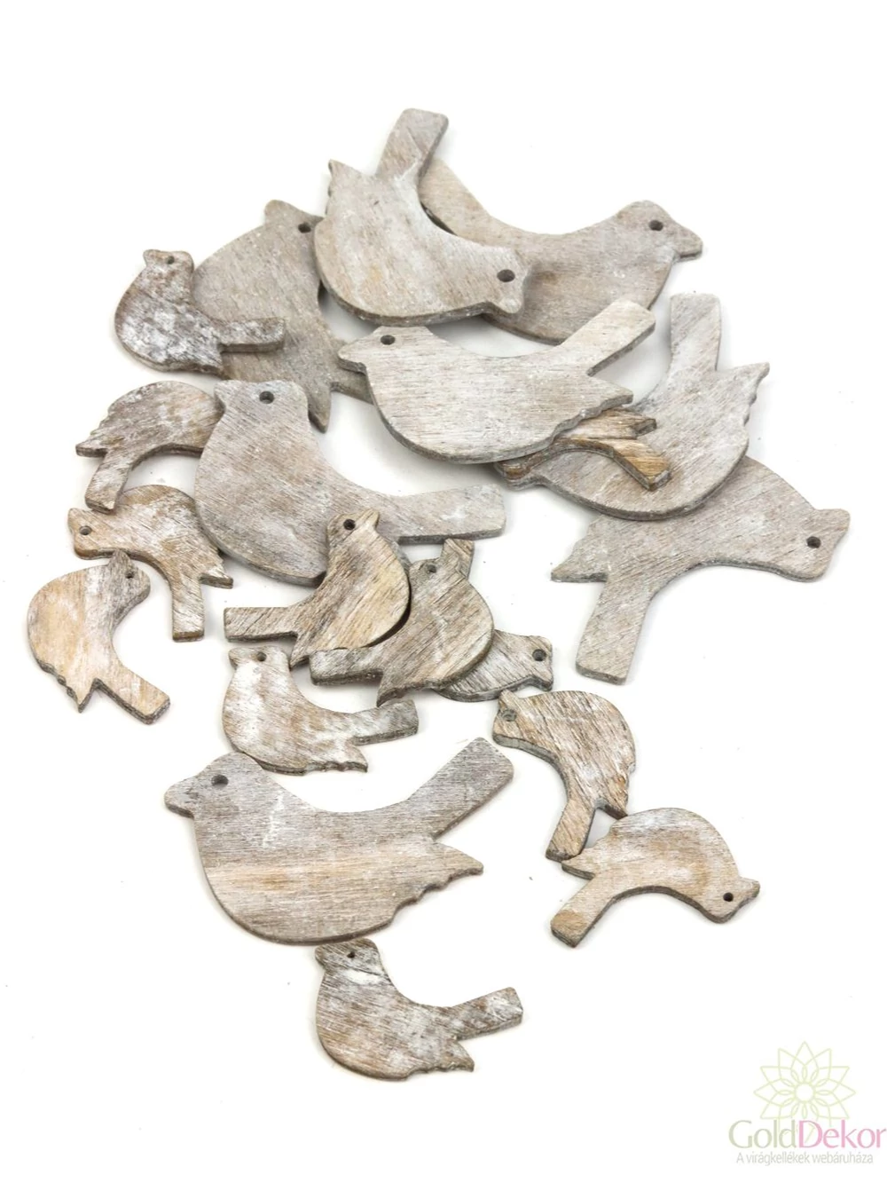 Fa dekor - Hamvas madár