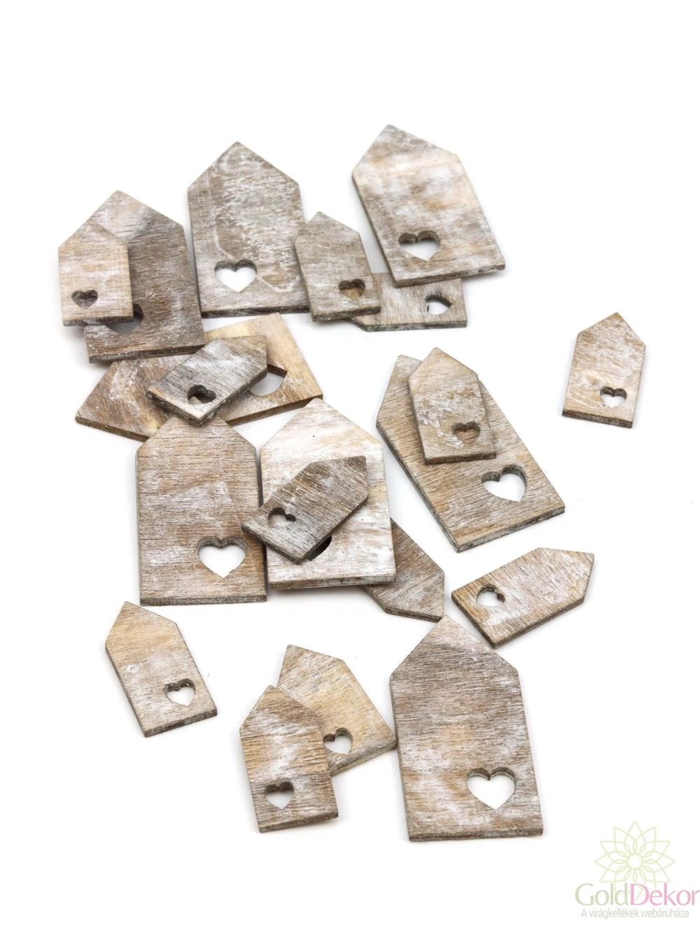 Hamvas fa dekor mix - Ház