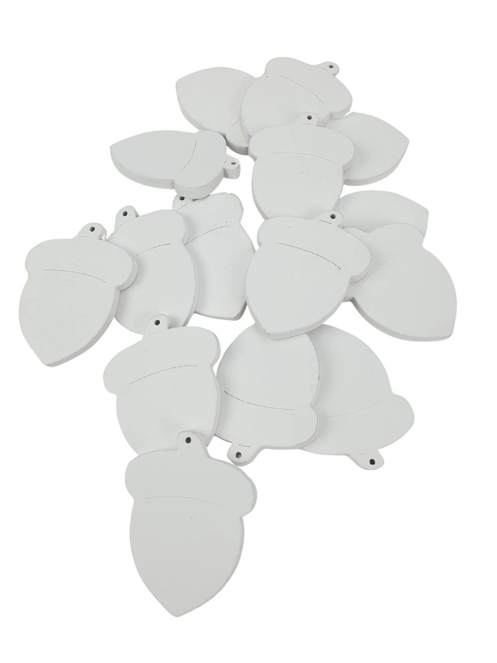 Fa dekor makk - Fehér Fa dekor makk - Fehér
