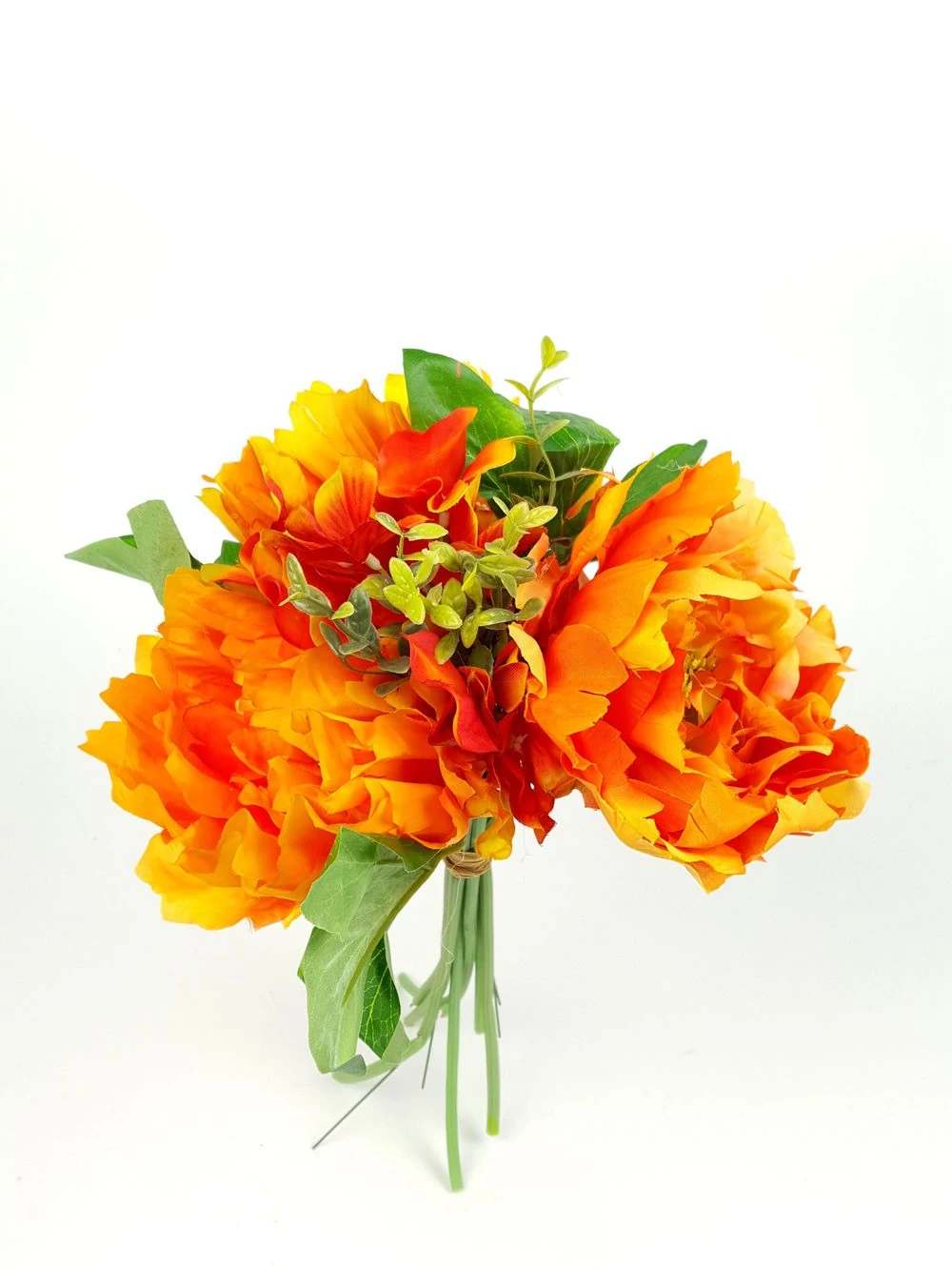 Szeldelt paeonia hortenziával - Narancs Szeldelt paeonia hortenziával - Narancs