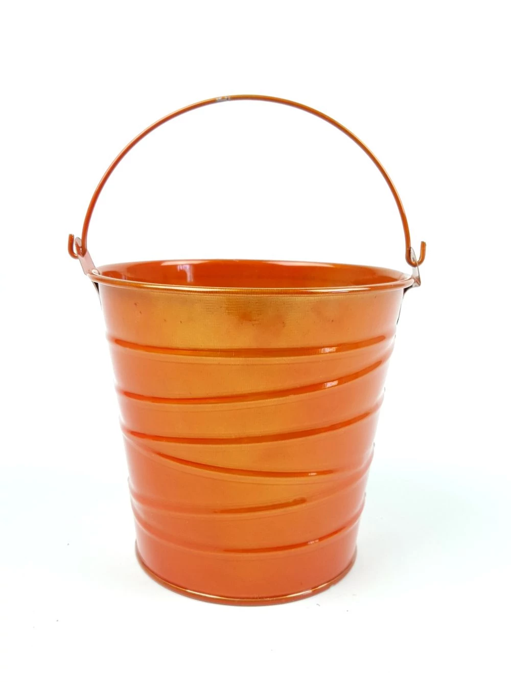 Metál bádog vödör - Narancs