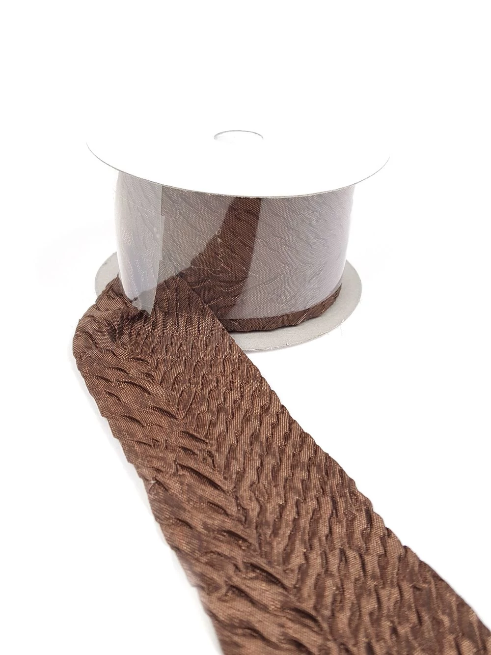 Gyűrt szalag - Sötét barna