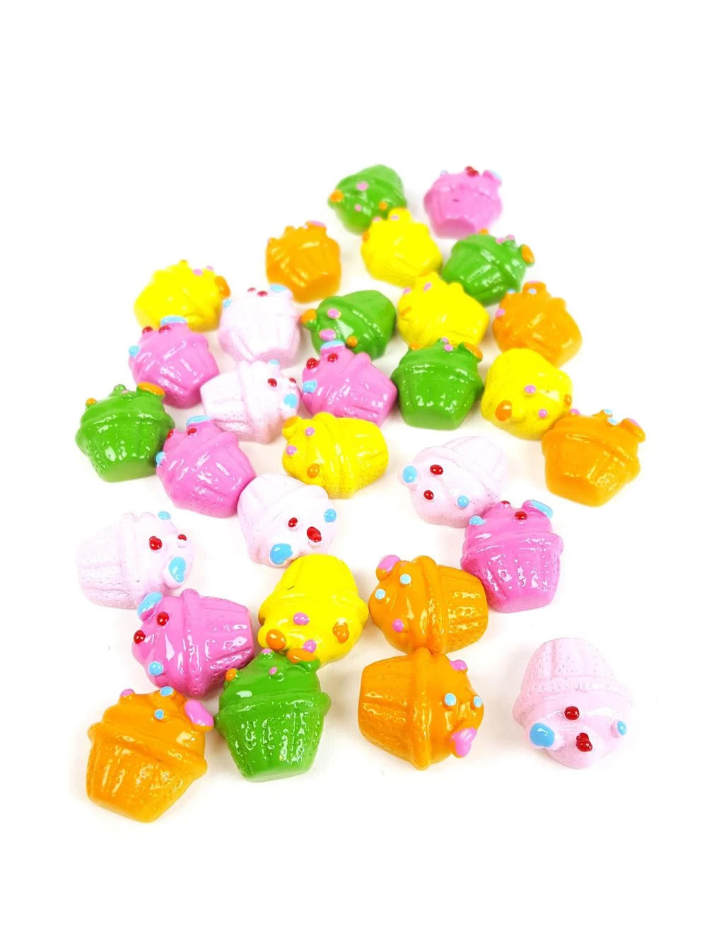 Műanyag dekor - Szíves muffin