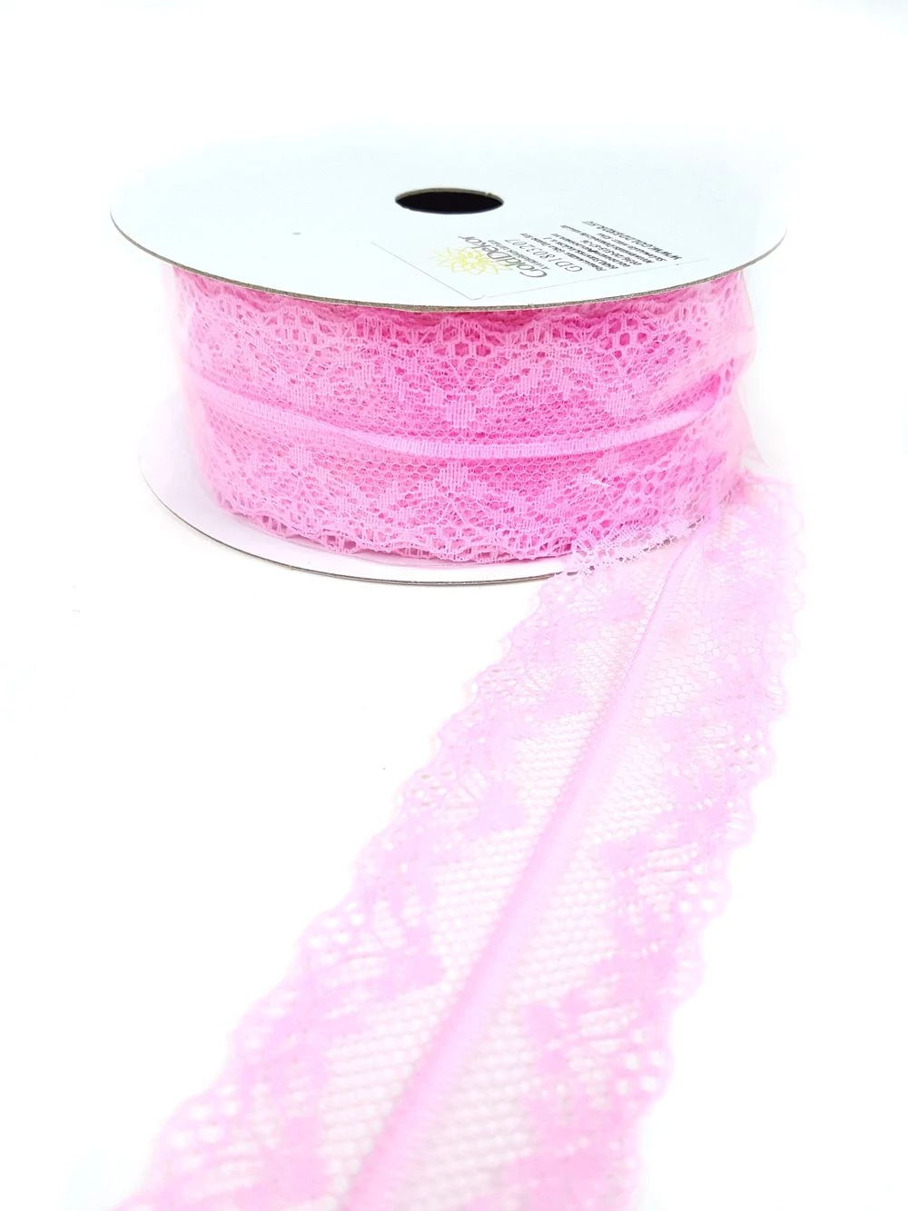 Csipke szalag 1 - Élénk Rózsaszín