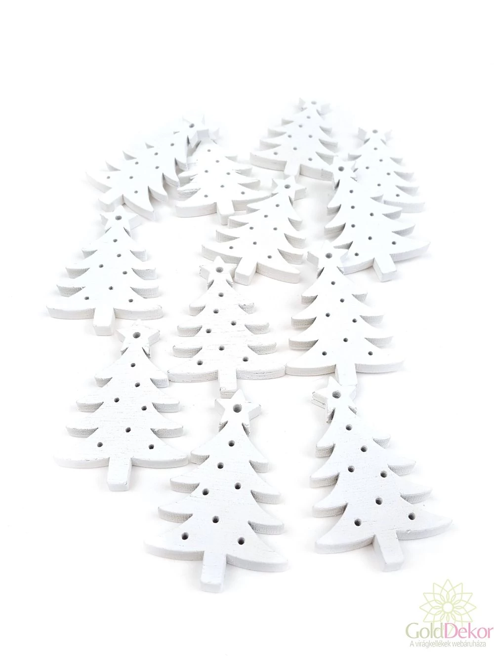 Fa dekor karácsonyfa -  Fehér
