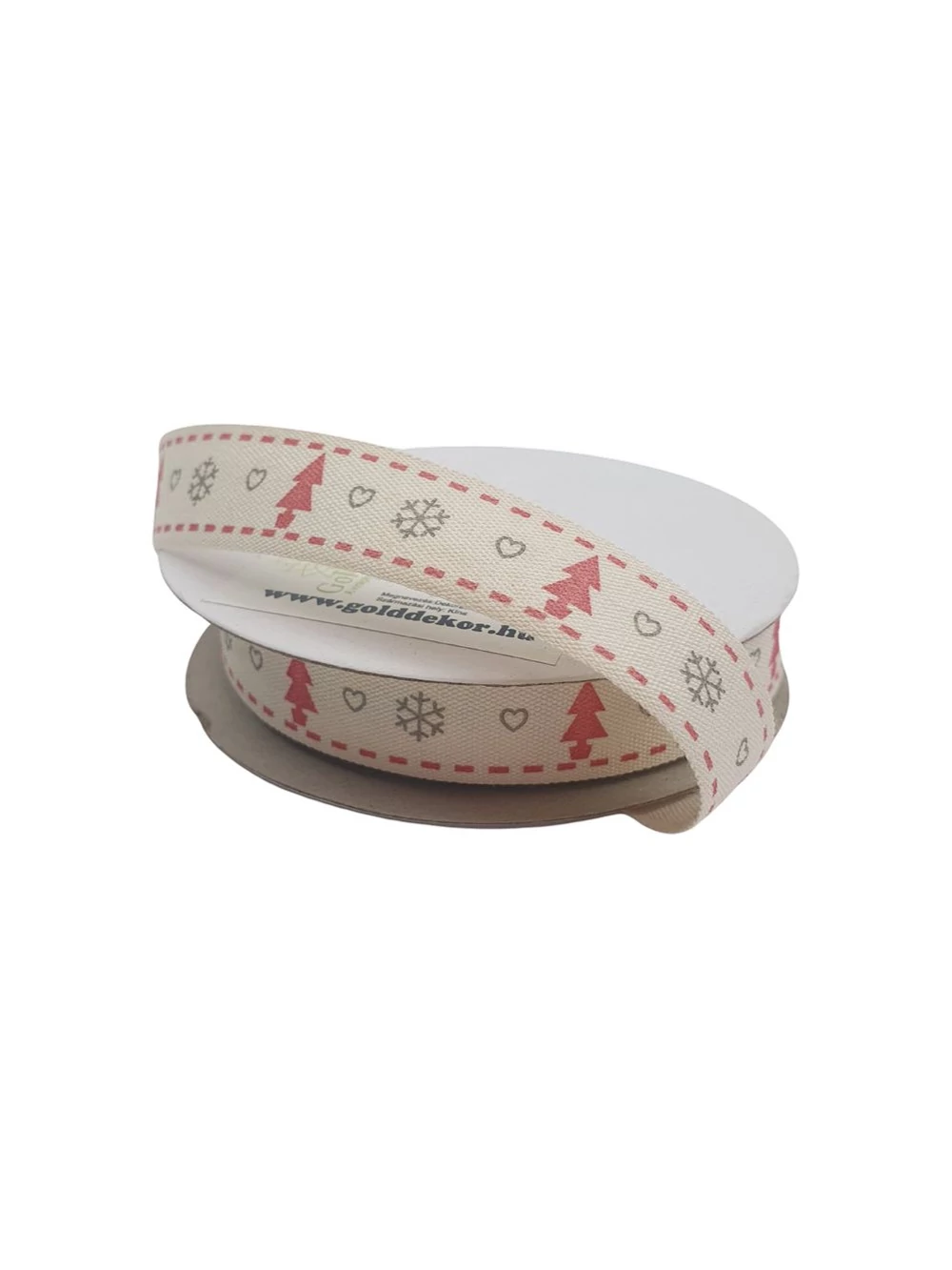 Kari mintás textil szalag - Fenyő