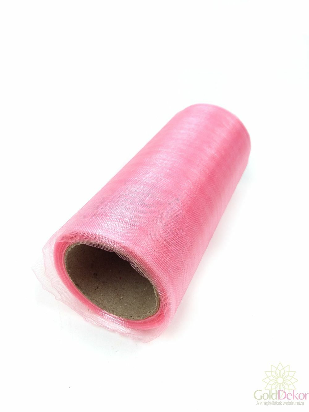 12 cm-es organza - Rózsaszín