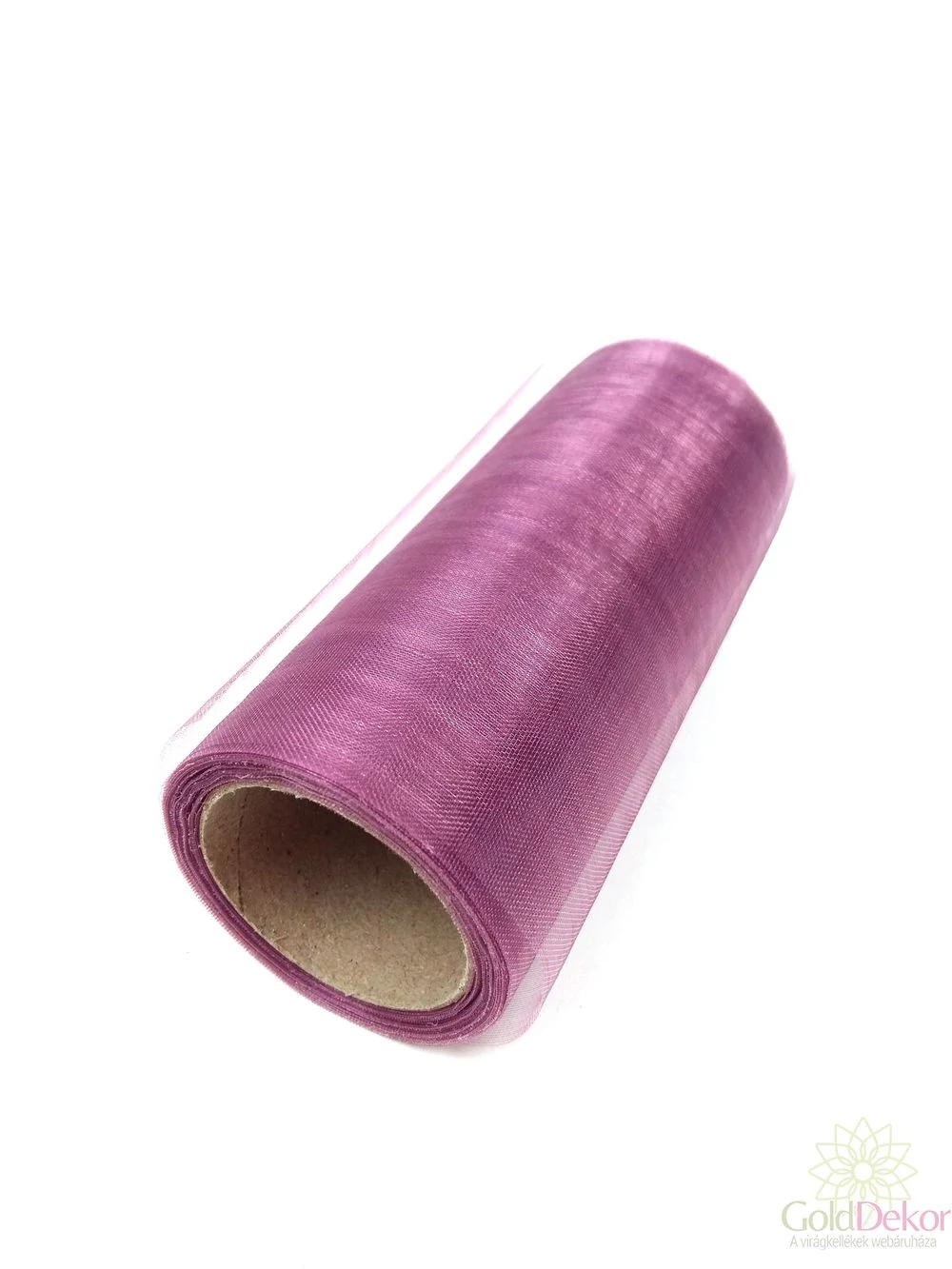 12 cm-es organza - Sötét Mályva